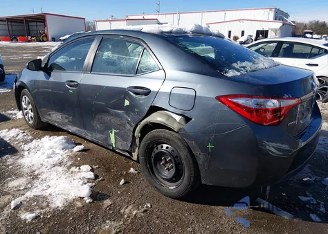 2016 Toyota Corolla Le from USA, damaged, VIN 2T1BURHE7GC652065